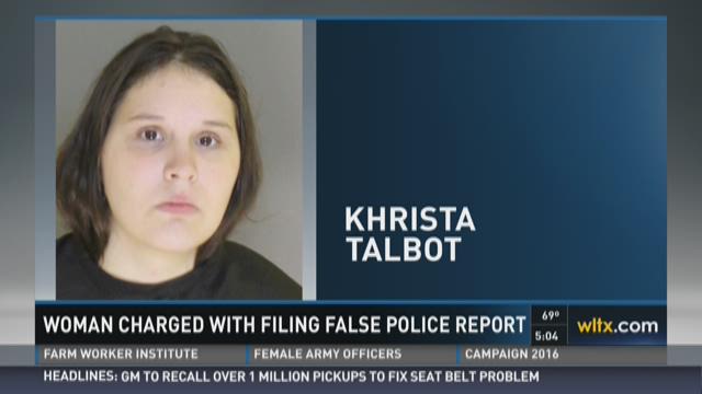 Sumter Woman Charged with Filing False Police Report | wltx.com