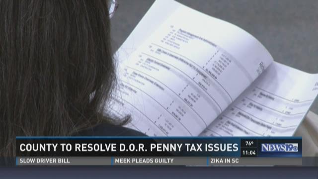 County To Resolve D.O.R. Penny Tax Issues 