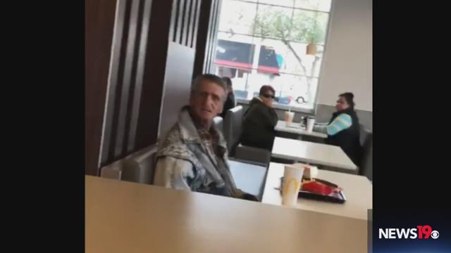 HOMELESS KICKED OUT OF RESTAURANT